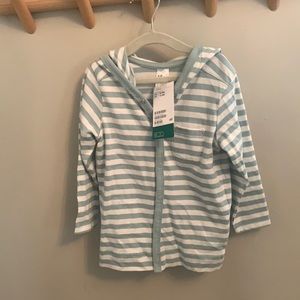H&M Toddler Hooded Button Up Shirt Size 12-18 months